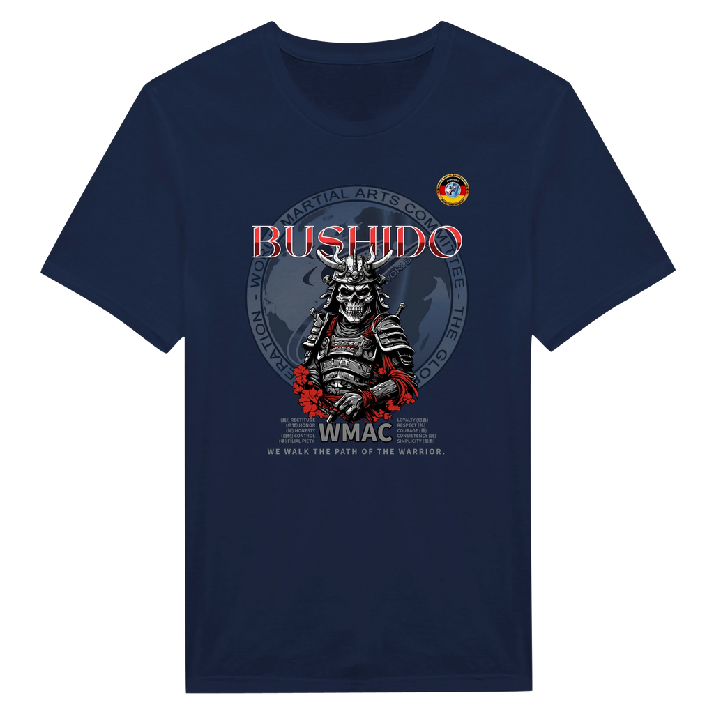 Bushido - Der Weg des Kriegers T-Shirt | WMAC GERMANY SKULL Edition