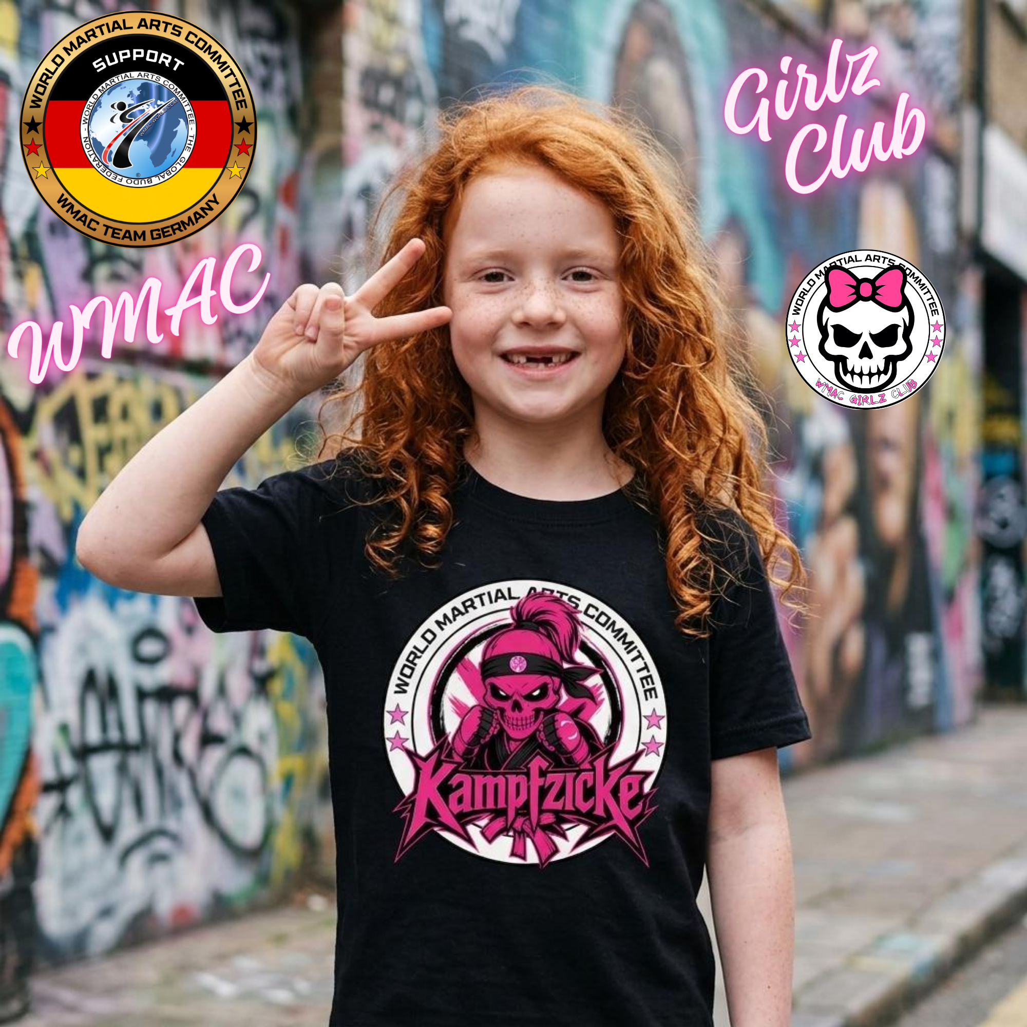WMAC Kampfzicke Shirt- Hochwertiger DTF-Druck